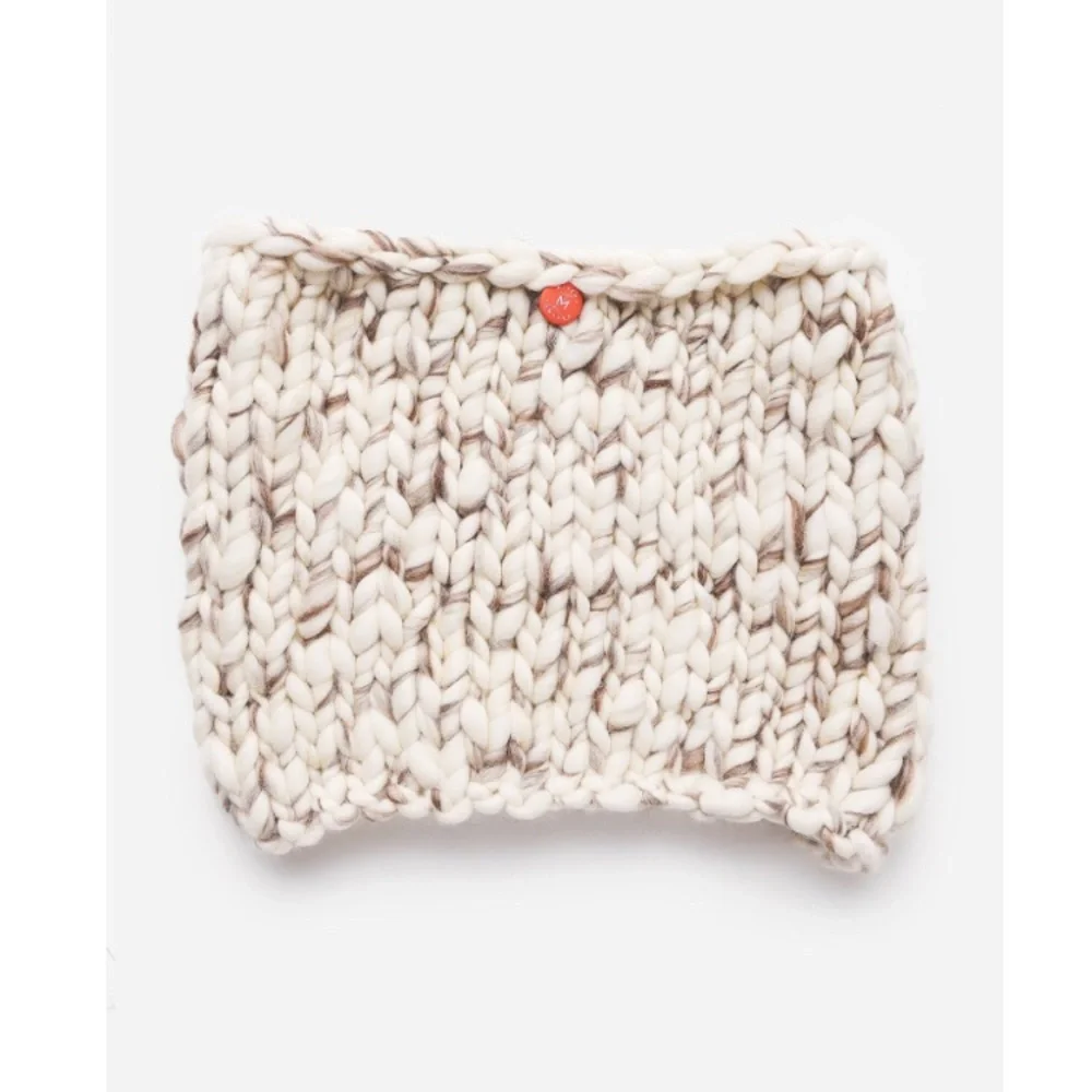MISCHA LAMPERT LARGE SNOOD WHITE/MARBLE